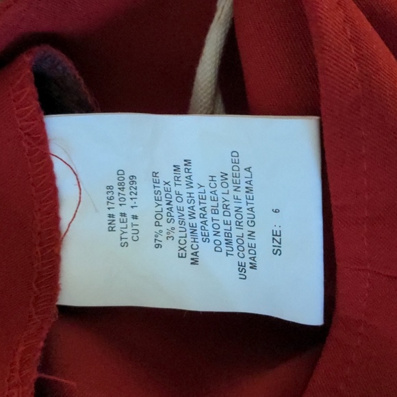 Renee Micheals bombshell lipstick red mini skirt suit size 6 - Picture 8 of 8